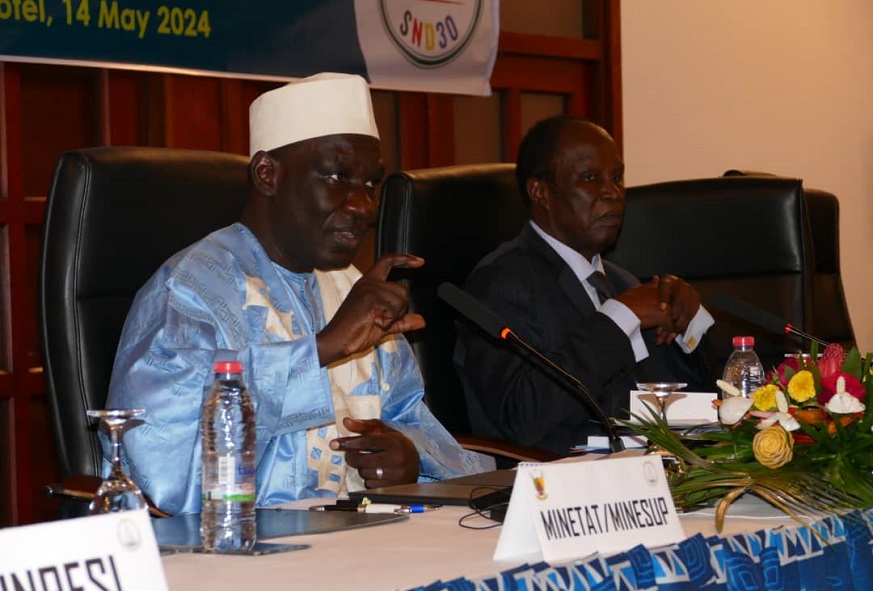 3ème Session du Comité National de Suivi-Evaluation de la mise en œuvre de la Stratégie Nationale de Développement 2020-2030 (CNSE/SND30)  Hôtel Hilton Yaoundé,  le 14 mai 2024